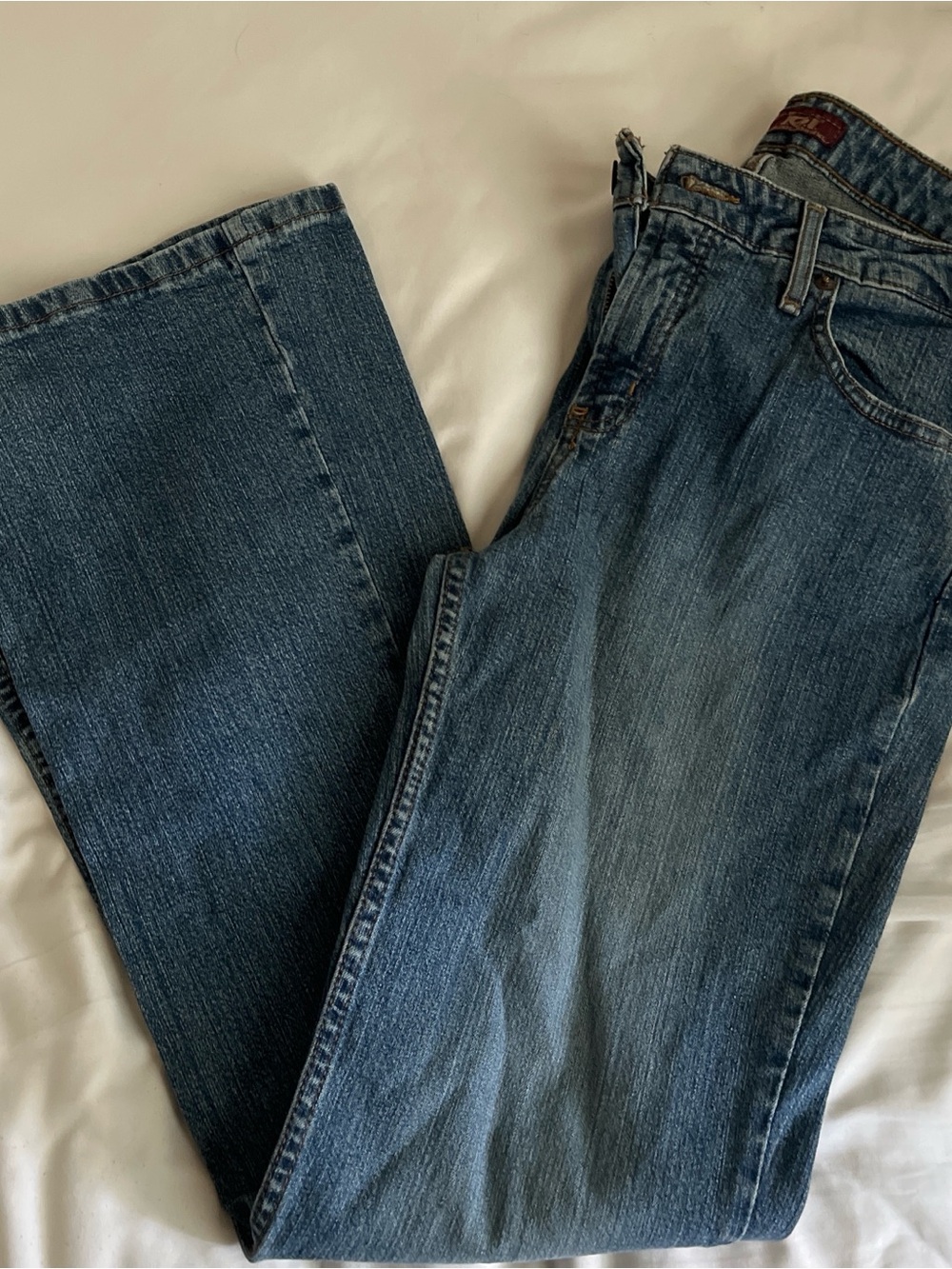 lei Women's Wide-Leg Denim Jeans in Medium Blue